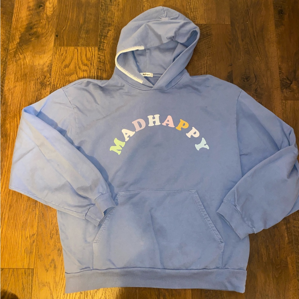 Madhappy Kids Pastel Logo Blue Hoodie